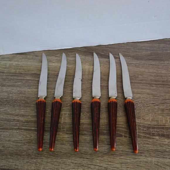 Vintage  Antler Looking Knives - Picture 1 of 7
